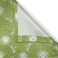 thumbnail image 4 of Ambesonne Dragonfly Window Valance, Dandelion Sketchy, 54" X 12", Lime Green Cream, 4 of 5