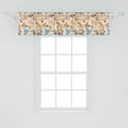 thumbnail image 2 of Ambesonne Cartoon Animal Window Valance, Musician Mascots, 54" X 12", Multicolor, 2 of 3