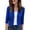 Blue, variant on Cropped Knit Cardigan for Women Open Front 3/4 Sleeve Casual Short Sweater Shrug