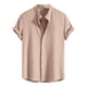 thumbnail image 2 of pstuiky Camisas de manga corta para hombre, Camiseta deportiva de manga corta con cuello en V y secado elástico para hombre, color liso ropa de hombre l, 2 of 6