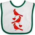 thumbnail image 3 of Inktastic Cardinal Cute Bird Watching Boys or Girls Baby Bib, 3 of 4