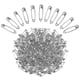 thumbnail image 1 of 1000 Pcs 22mm Sliver Safety Pins,strong Nickel Plated Stainless Steel Small Safety Pin Assorted For Clothes,arts Crafts,sewing And Pinning, 1 of 5