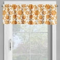 thumbnail image 4 of Ambesonne Garden Valance & Curtain, Hibiscus Flourish, 55"x45", Orange White, 4 of 6