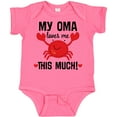 thumbnail image 3 of Inktastic Oma Loves Me Grandson Boys or Girls Baby Bodysuit, 3 of 5