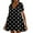 Black, variant on Kmdttou Womens Short Sleeve Sweater Dresses Women's Solid Color Summer Short Sleeved Dress
