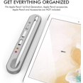 thumbnail image 2 of ER (Gris) Estuche de transporte portátil para Apple Pencil de 1.ª y 2.ª generación, accesorios para iPad Pencil, caja de almacenamiento rígida compatible con Apple Pencil 1.ª/2.ª (blanco) Rojo Verde, 2 of 5