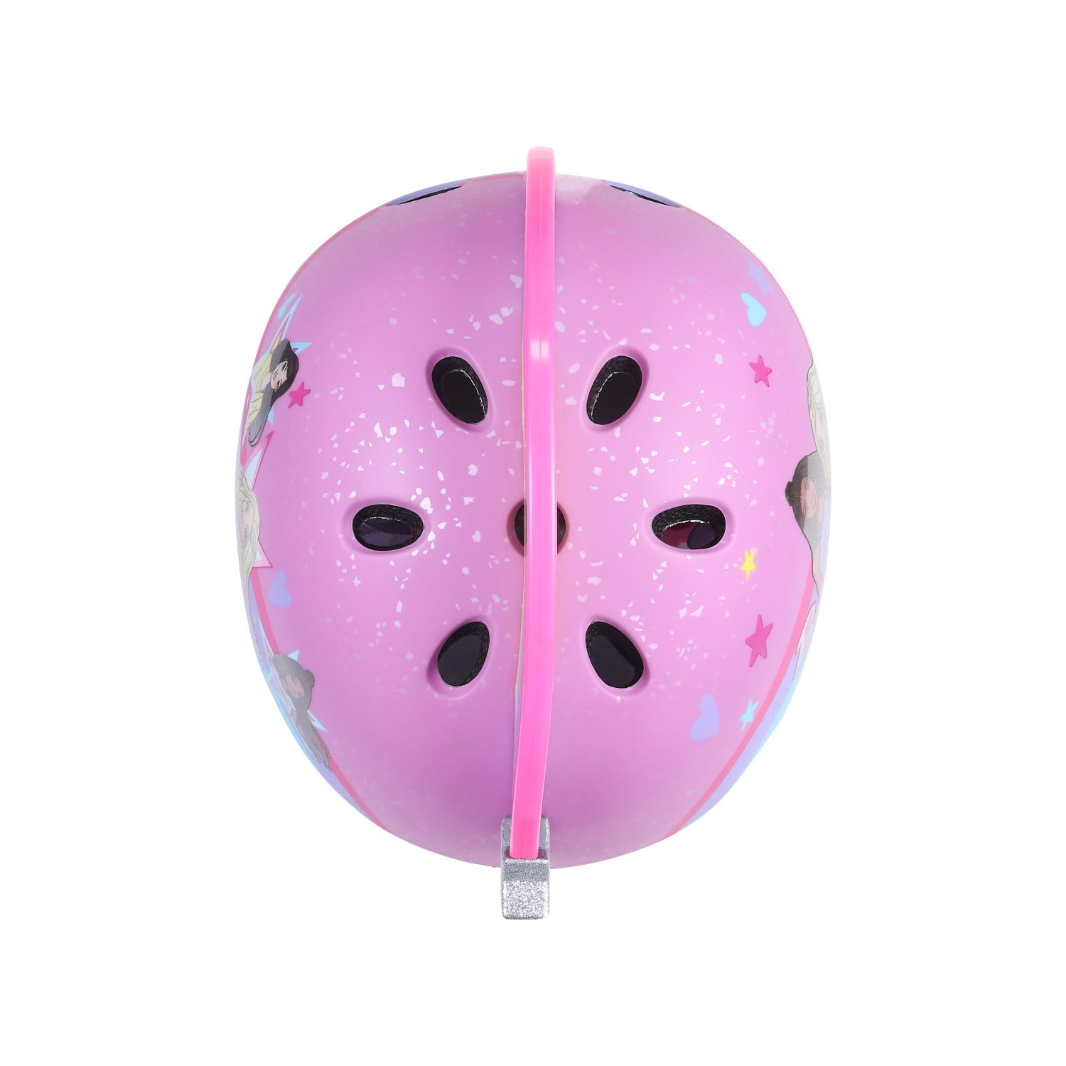 Barbie Rainbow Mohawk Kids Bike Helmet, 3D Helmet for Kids Ages 5+