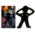thumbnail image 3 of Novedad palo para asar de acero inoxidable con forma de niño y niña, divertidos tenedores para barbacoa para fogatas, fogatas y parrilla, utensilios d Mujeres negras Baoblaze Asadores de barbacoa, 3 of 8