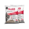 thumbnail image 1 of Kmita Premium - 6 kg (2 de 3 kg) - Arena para Gato en Pellets, 100% Natural – Biodegradable – Rinde 5 Veces Más - Cero Olores - Cero Polvo - Ulta Absorbente, 1 of 6