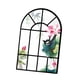 thumbnail image 4 of Espejo de arco de ventana rústico simple de acrílico, espejo decorativo para sala de estar D, 4 of 8