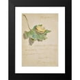 thumbnail image 2 of Édouard Manet 18x24 Black Modern Framed Museum Art Print Titled - Letter Decorated with a Snail on a Leaf (1880), 2 of 5