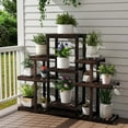 thumbnail image 2 of Gymax Étagère à Fleurs en Bois à 6 Niveaux Présentoir pour Plantes Étagère de Rangement Multifonctionnelle, 2 of 10