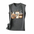 thumbnail image 3 of Giftesty Tank Tops for Women Clearance Women's Fashion Casual Printed Sleeveless Blouse Round Neck Sexy Slim Pullover Tops, 3 of 4