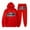 Red, variant on Trapstar Hoodies for Women Sets Long Sleeve Graphic Sweatshirts Loose Trapstar Street Hip-hop Pullover Sweatshirts+Sweatpants Women Set of 2 Classic Sweatshirts(Black, S)
