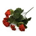 thumbnail image 5 of Artificial Geranium Red Pink Flowers Plant Artificial Plants Artificial Flower, 5 of 5