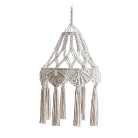 

Nordic Macrame Tassel Lamp Shade Chandelier Lampshade for Wedding Party Home