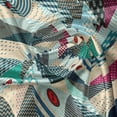 thumbnail image 5 of Ambesonne Chevron Valance Pack of 2, Vintage Patchwork Art, 54"X12", Multicolor, 5 of 5