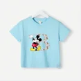 thumbnail image 3 of Marca Disney, camiseta de algodón puro con estampado de Mickey Minnie para verano para niños y niñas, camiseta creativa de calle para bebés, ropa para niños, 3 of 5
