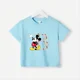 thumbnail image 3 of Marca Disney, camiseta de algodón puro con estampado de Mickey Minnie para verano para niños y niñas, camiseta creativa de calle para bebés, ropa para niños, 3 of 5