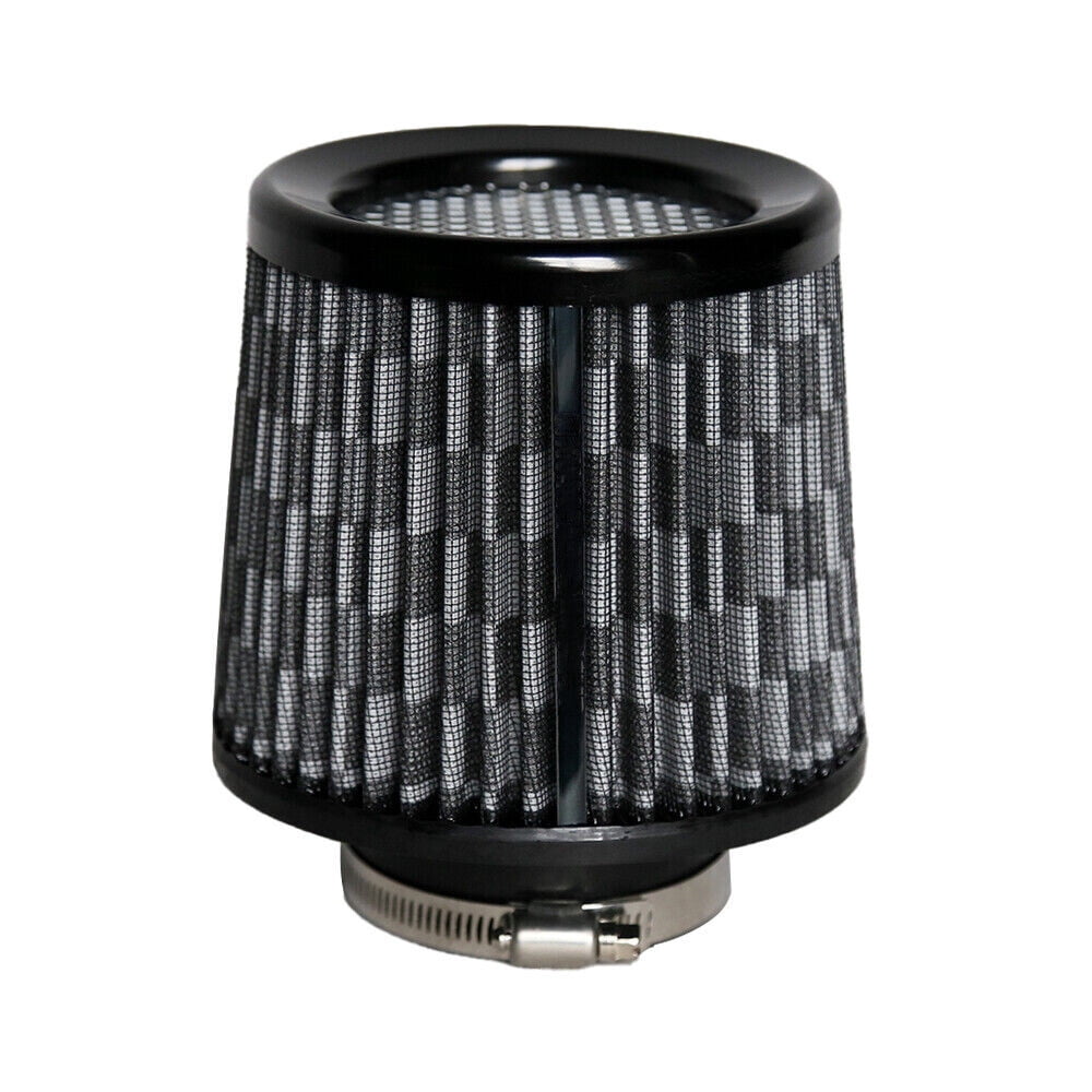 3" High Flow Inlet Cold Air Intake Cone Replacement 76mm Dry Air Filter NEW