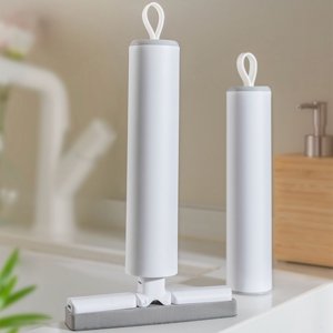 PEONAVET Mini Mop Sponge Absorbent Handheld Mini MopKitchen Hand Rubber MopBathroom Sink Desk Mop