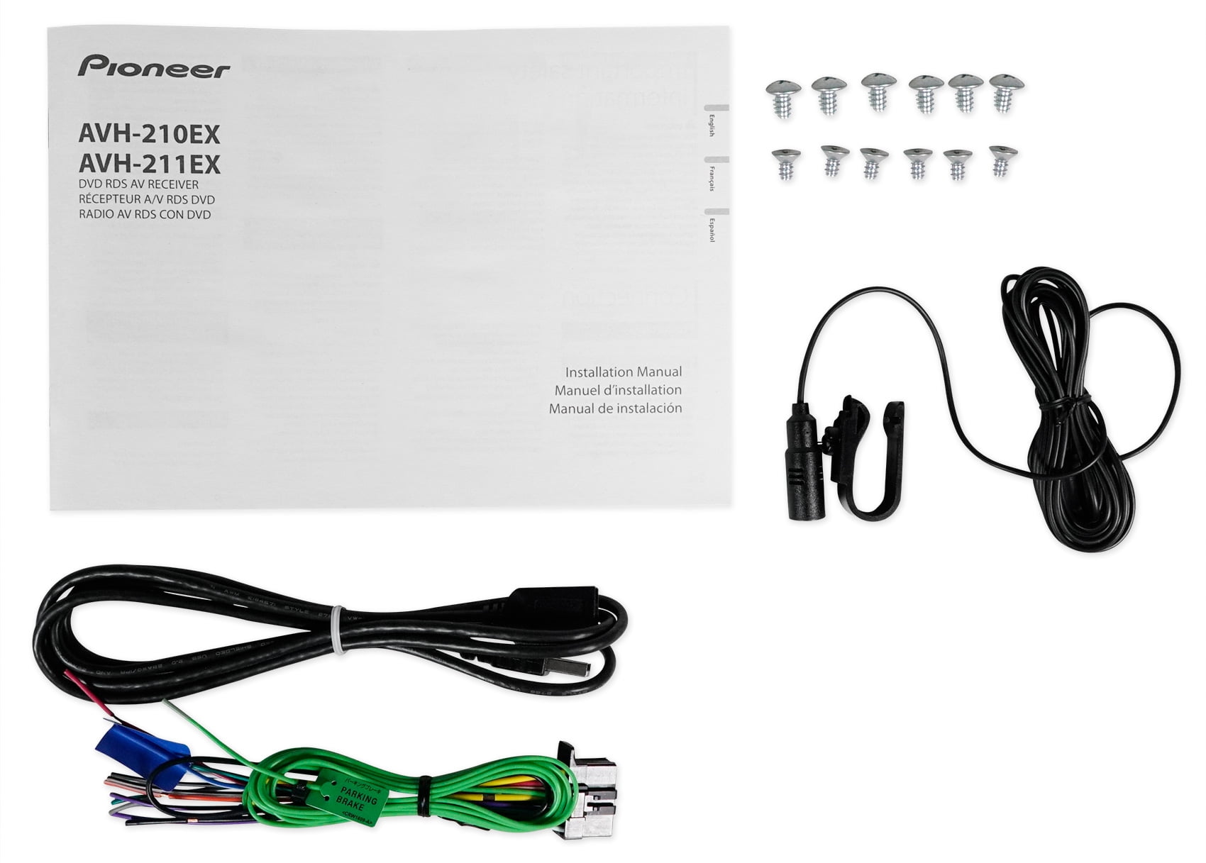 Pioneer avh-210ex wiring diagram