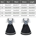 thumbnail image 5 of TAIAOJING Oktoberfest Women Dirndl Dresses Traditional Bavarian Dress for Carnival, 5 of 8