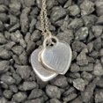 thumbnail image 2 of Tiffany & Co. Pendentif Cœur Double Émail Bleu 16 Pouces, 2 of 4