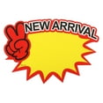 thumbnail image 1 of Unique Bargains 80pcs Starburst Signs, 7x5.5in Blank Star Burst Signs Price Tag Stickers Pricing Tags, Arrival, 1 of 7