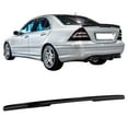thumbnail image 2 of Ikon Motorsports Trunk Spoiler Compatible With 2001-2007 Mercedes-Benz C-Class W203 4-Door Sedan Painted #197 Obsidian Black Metallic AMG Style ABS Plastic Rear Wing Spoiler Tail Lip, 2 of 5
