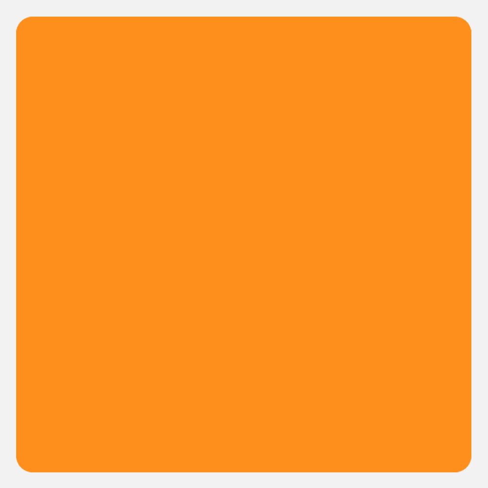JAM Paper Standard Label Rolls, Square, 3 1/2 x 3 1/2, Neon Orange, 125 Labels/Roll