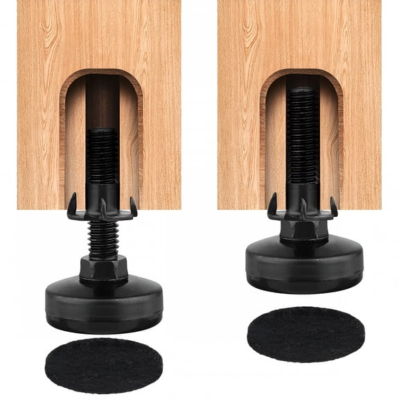 LAMIRO 4 Pack Furniture Levelers Heavy Duty Furniture Leveling Feet Adjustable Leg Levelers for Cabinets Sofa Tables Chairs Raiser,Support 1320LBs