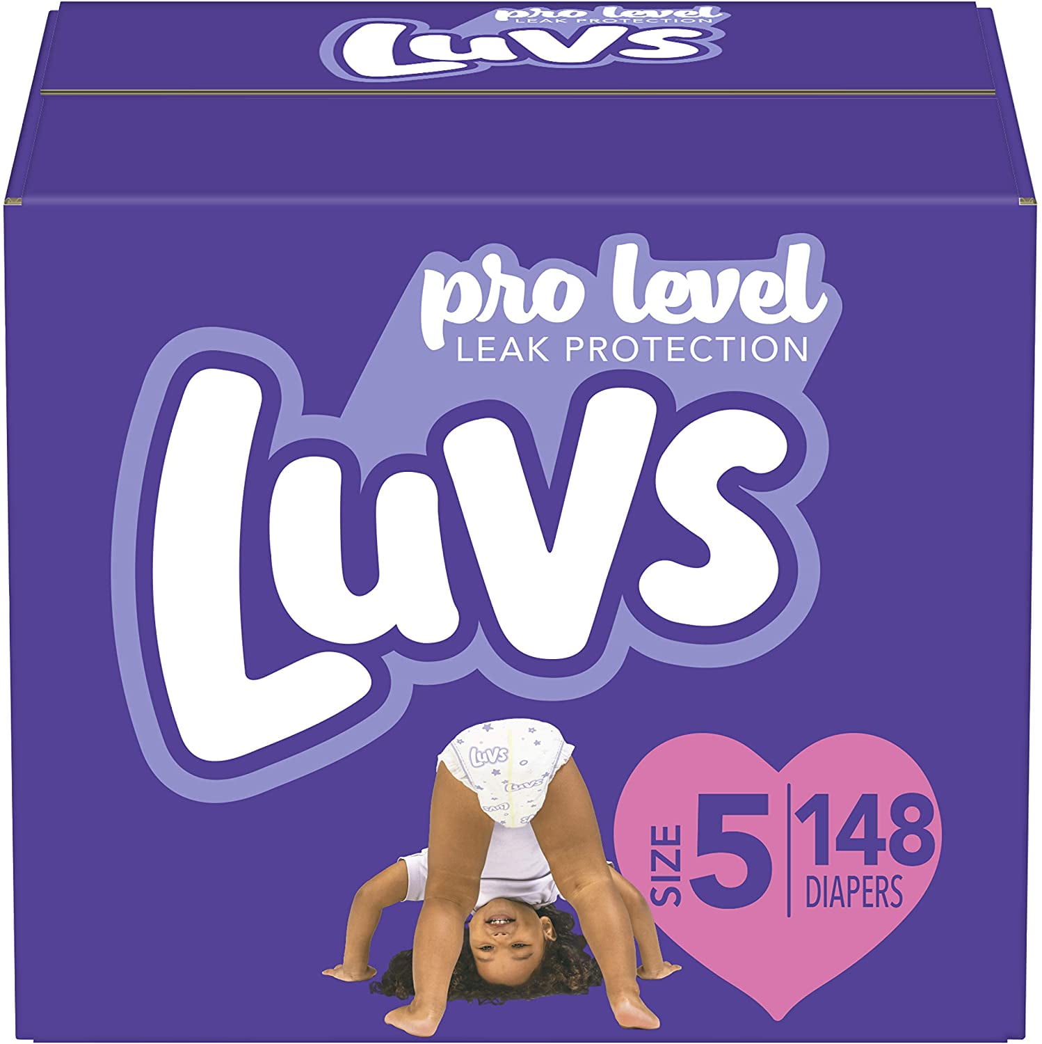 Luvs Ultra Leakguards Disposable Baby Diapers Size 5-148 Count 