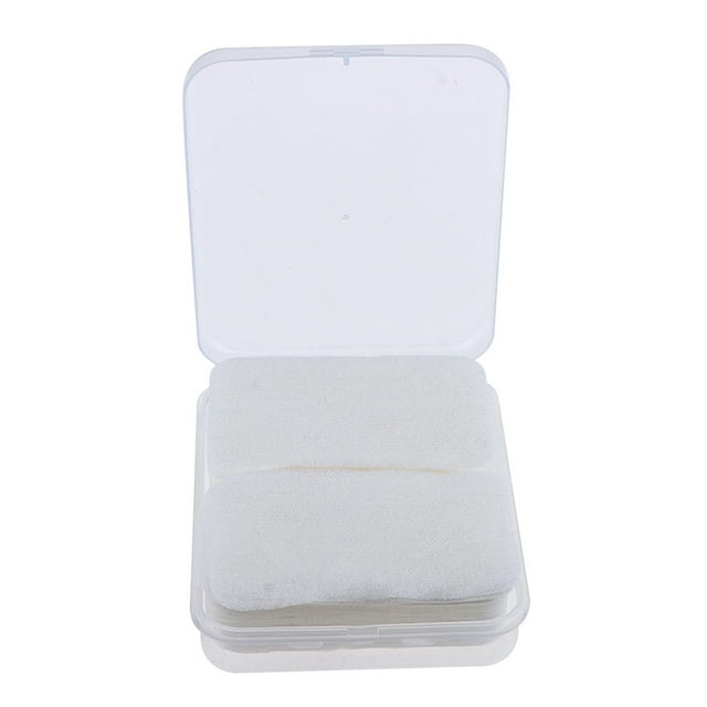 200pcs desechable Remove de de uñas Sin pelusa de ojos facial para uñas Toallitas cosméticas, Almohadillas de Sunnimix Almohadillas de algodón desechables