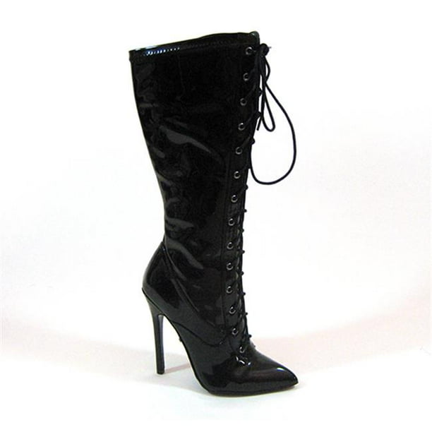 Black patent lace ups hot sale