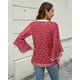 thumbnail image 3 of Blusa VALOLIA Elegante túnica de lunares rojos para mujer XXL, 3 of 4