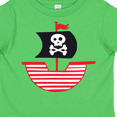 thumbnail image 4 of Inktastic Pirate Ship with Skull and Crossbones Boys or Girls Toddler T-Shirt, 4 of 5
