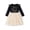 Black, variant on Esaierr Kids Girls Casual Dresses Toddler Crewneck Dress Long Sleeve Cotton Cartoon Princess Dress for 3-8Y