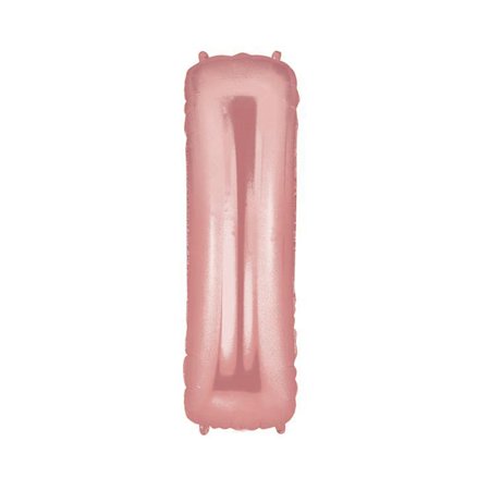 Efavormart Rose Gold 16 Tall Letter Number Foil Balloons Party