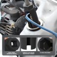 thumbnail image 3 of Enchufe para sensor de oxígeno, herramienta de extracción del sensor de O2 de 7/8 (22 mm) con corte de cable lateral, llave de 6 puntos con accionamiento de 1/2 para una fácil instalación y extracción, 3 of 7