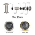 thumbnail image 2 of 220-Degree Solid Brass Peep Holes for Door with 16mm Drill Bit, 0.63 Inch Door Peephole with Privacy, B, 2 of 5