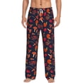 thumbnail image 2 of Picia Autumnal Forest Mens Soft Woven Cotton Elastic Waistband Sleep Pajama Pant Lounge Sleep Pant With Pockets And Drawstring-X-Large, 2 of 9
