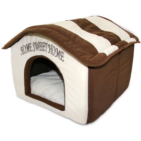Best Pet Supplies Portable Indoor Pet House – Perfect for Cats & Small Dogs Easy To Assemble – Cream