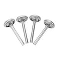 thumbnail image 1 of HEALEEP 4Pcs Garage Door Wheels Replacement Metal Silver for Enhanced Functionality, 1 of 8