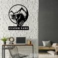 thumbnail image 5 of Craftnamesign Personalized Raccoon With Mountain Metal Wall Art, 5 of 5