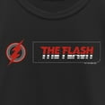 thumbnail image 2 of Girl's The Flash Lightning Bolt Title Movie  Graphic Tee Black X Small, 2 of 4