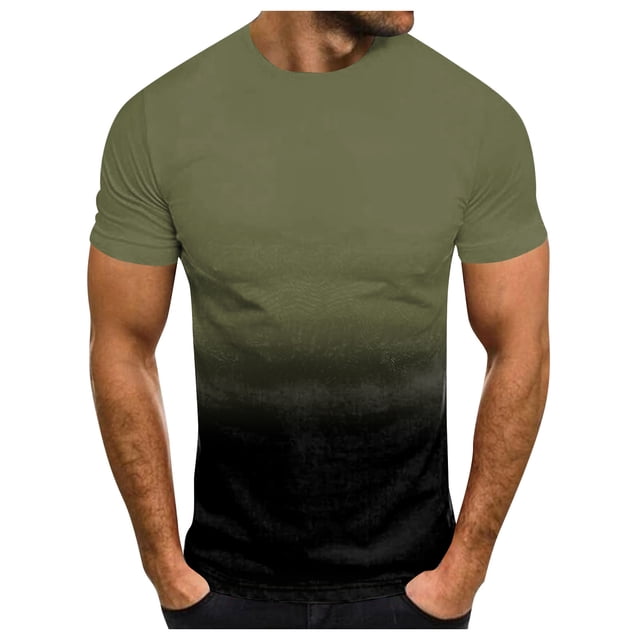Xdzjlr Mens T-Shirt Color Matching Base Long Sleeve Comfortable Mens T-Shirt,L
