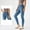 Blue, variant on Pull On Skinny Jeans for Women Stretchy High Waisted Leggings Demin Jegging with Pockets Ladies Pants Size 14 plus Size Women Super Straight Womens on Pants Tall Pants for Women Size 20