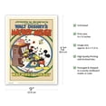 thumbnail image 2 of The Wayward Canary - Starring Mickey & Minnie Mouse - Vintage Film Movie Poster c.1932 - Master Art Print (Unframed) 9in x 12in, 2 of 4