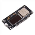 thumbnail image 2 of ESP32 ESP-WROOM-32 WIFI Development Board Module CH340 with 0.96 OLED Display for ESP32 OLED Micro-USB,1 x ESP32 Development Board,Black, 2 of 8